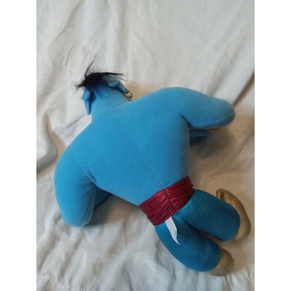 VTG 1992 Mattel Disney Aladdin GENIE Plush Stuffed Doll Toy 16" Posable Arms - Picture 3 of 4